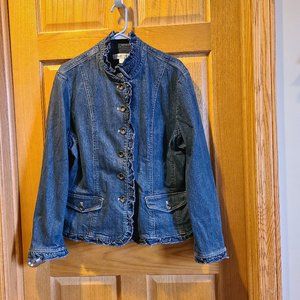 Coldwater Creek blue denim jacket